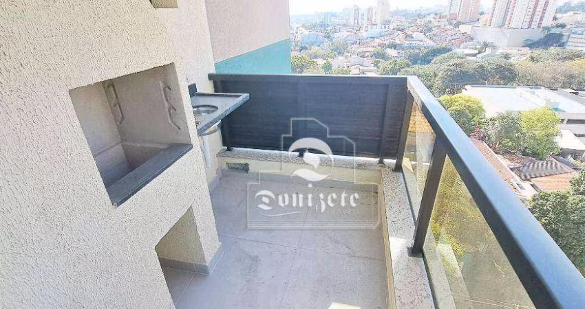 Apartamento com 2 dormitórios à venda, 57 m² por R$ 466.000,00 - Vila Valparaíso - Santo André/SP