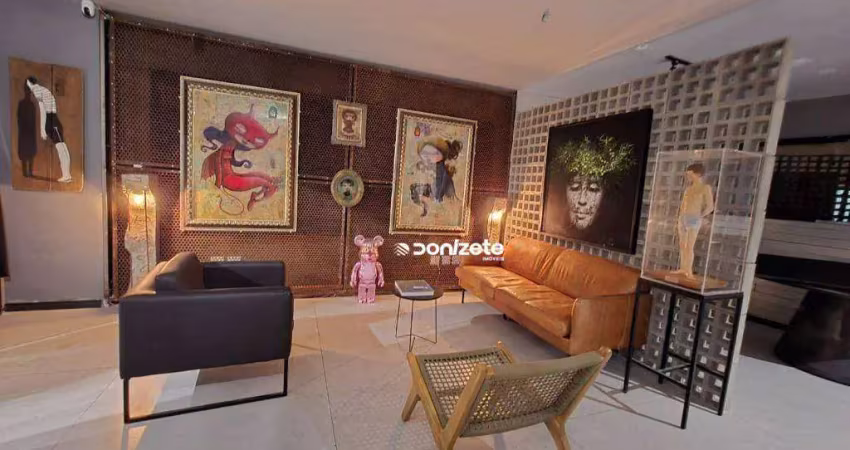Sala à venda, 75 m² por r$ 850.000,00 - jardim - santo andré/sp
