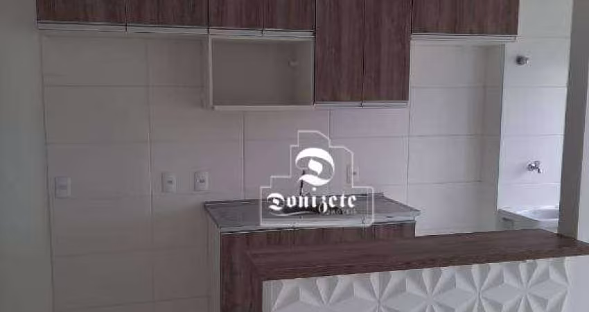 Apartamento com 2 dormitórios para alugar, 54 m² por R$ 2.450,00/mês - Vila Assunção - Santo André/SP