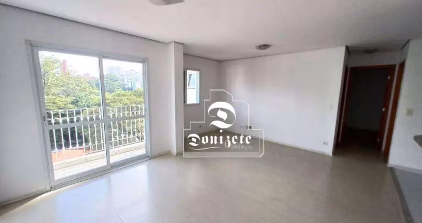 Apartamento com 2 dormitórios para alugar, 70 m² por R$ 4.040,00/mês - Jardim - Santo André/SP