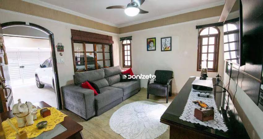 Casa com 3 dormitórios à venda, 189 m² por r$ 650.000,00 - parque capuava - santo andré/sp