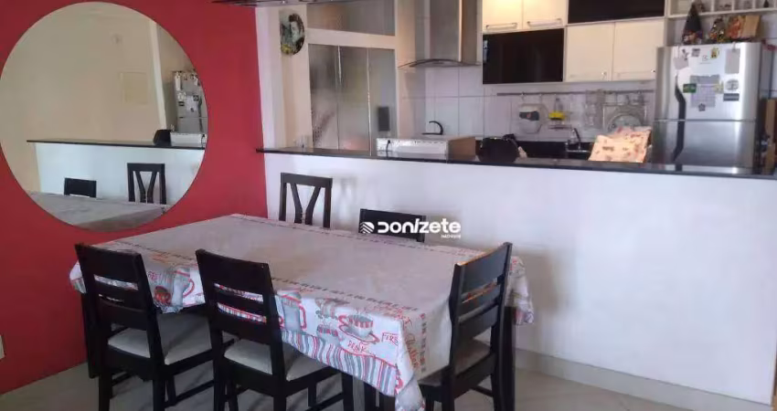 Apartamento com 2 dormitórios à venda, 74 m² por r$ 595.000,00 - vila alzira - santo andré/sp