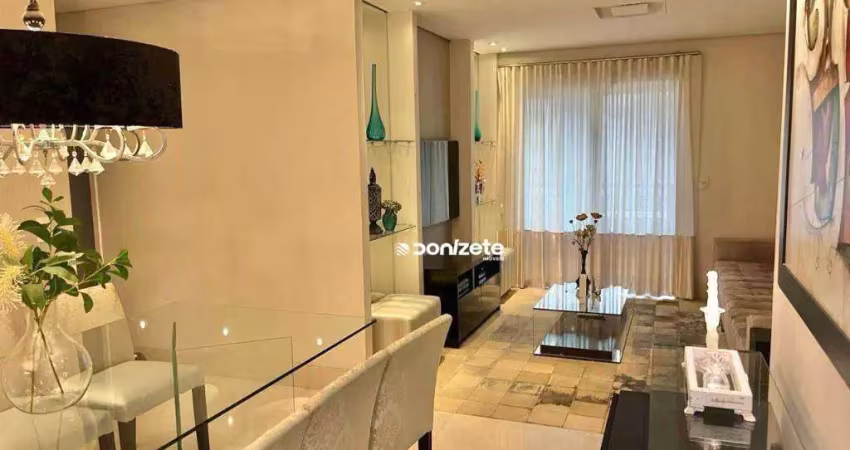 Apartamento com 3 dormitórios à venda, 118 m² por r$ 986.000,00 - vila bastos - santo andré/sp