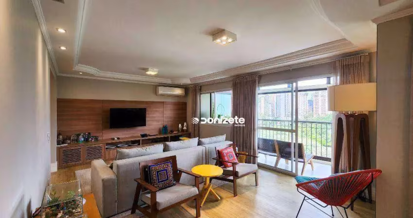 Apartamento com 4 dormitórios à venda, 169 m² por r$ 2.400.000,00 - jardim - santo andré/sp