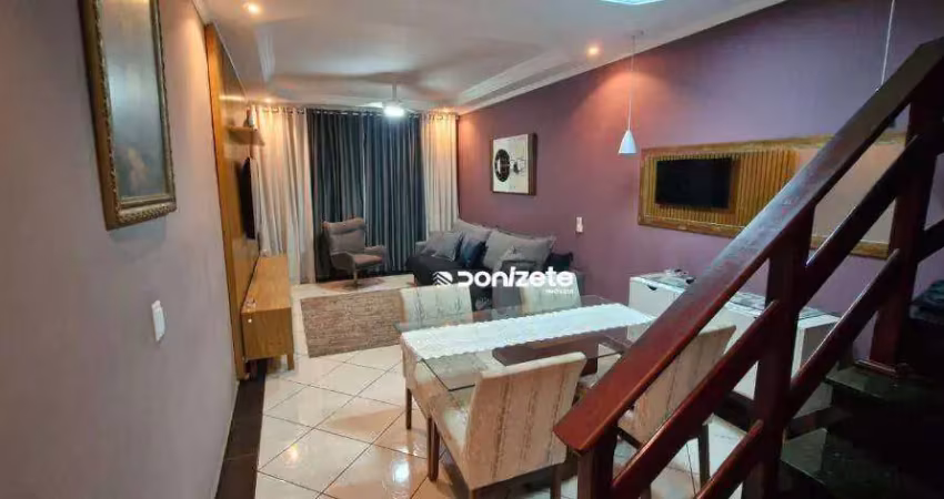 Sobrado com 3 dormitórios à venda, 149 m² por r$ 668.000,00 - vila helena - santo andré/sp