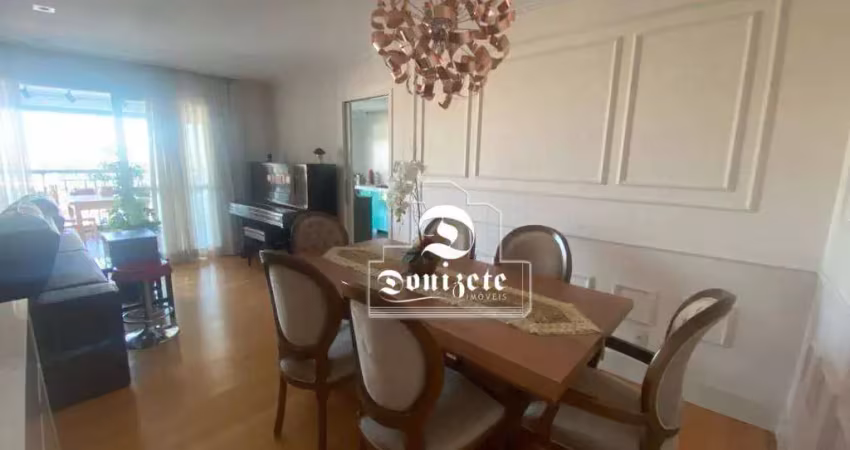 Apartamento com 3 dormitórios à venda, 120 m² por r$ 1.298.000,00 - jardim - santo andré/sp