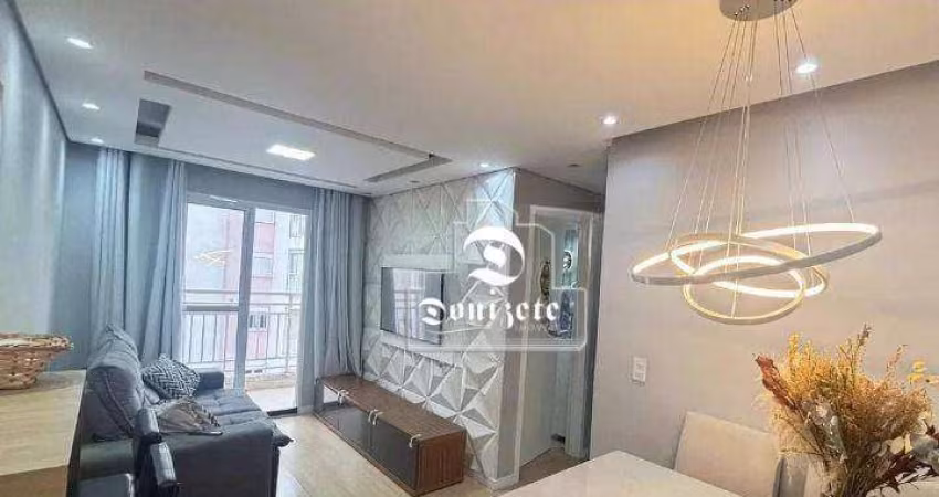 Apartamento com 2 dormitórios à venda, 55 m² por R$ 480.000,00 - Vila Pires - Santo André/SP