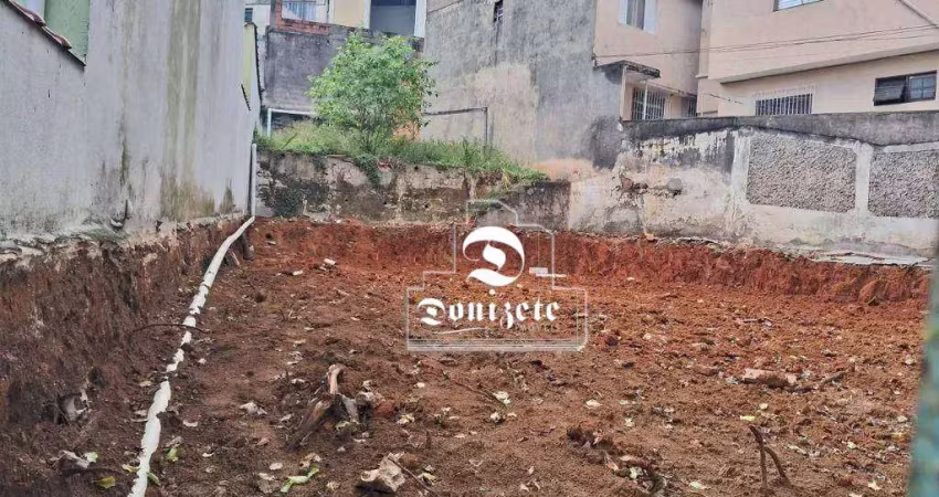 Terreno à venda, 138 m² por r$ 319.999,90 - parque oratório - santo andré/sp