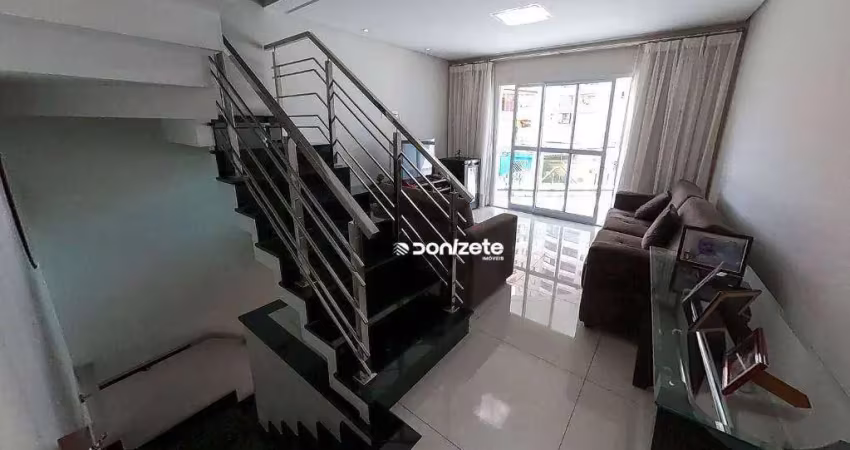 Sobrado com 3 dormitórios, 152 m² - venda por r$ 860.000,00 ou aluguel por r$ 4.579,17/mês - vila assunção - santo andré/sp