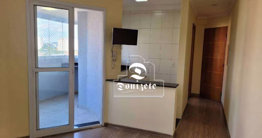 Apartamento com 2 dormitórios à venda, 63 m² por R$ 386.000,00 - Vila Homero Thon - Santo André/SP