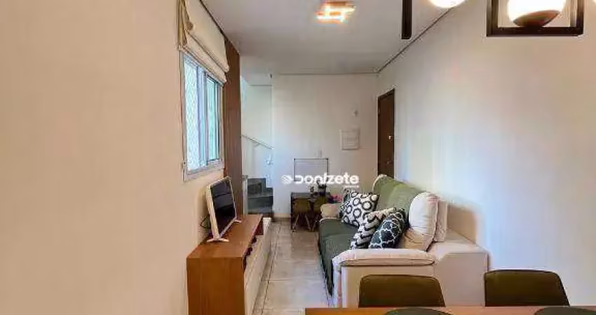 Cobertura com 2 dormitórios à venda, 89 m² por r$ 580.000,00 - campestre - santo andré/sp
