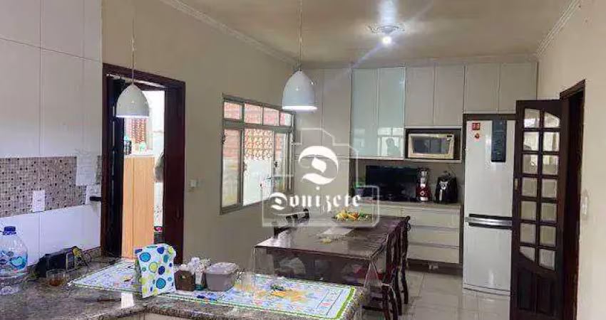 Casa com 3 dormitórios à venda, 300 m² por r$ 2.800.000,00 - campestre - santo andré/sp