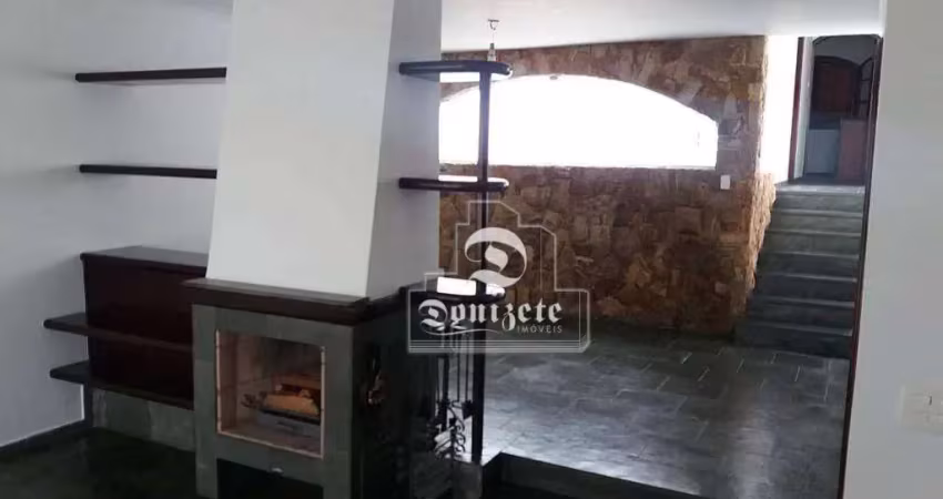 Casa com 3 dormitórios para alugar, 250 m² por R$ 4.820,00/mês - Vila Gilda - Santo André/SP