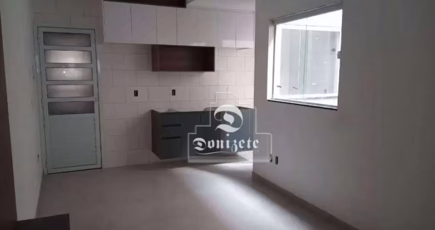 Apartamento com 2 dormitórios à venda, 50 m² por r$ 315.000,00 - jardim cristiane - santo andré/sp