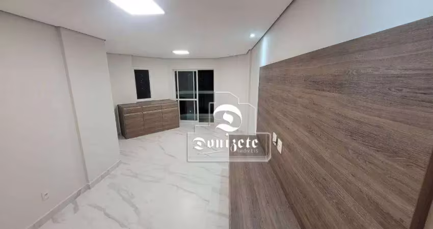 Apartamento com 3 dormitórios para alugar, 110 m² por R$ 6.393,51/mês - Jardim - Santo André/SP