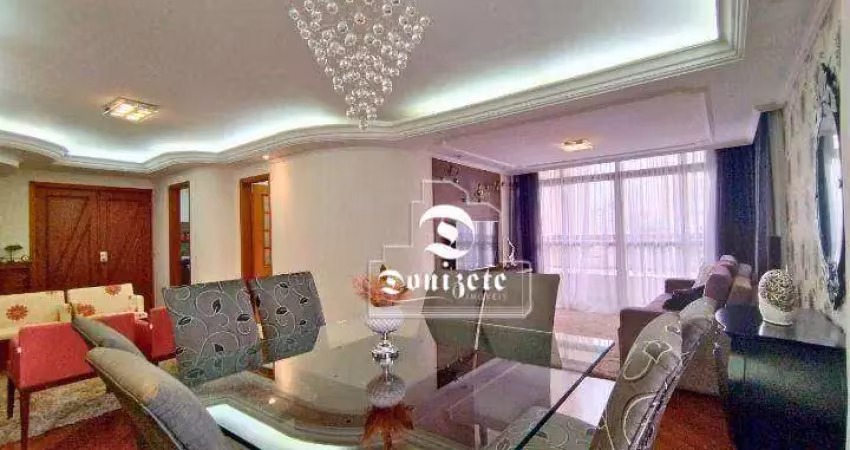 Apartamento com 3 dormitórios à venda, 178 m² por r$ 1.150.000,00 - vila guiomar - santo andré/sp