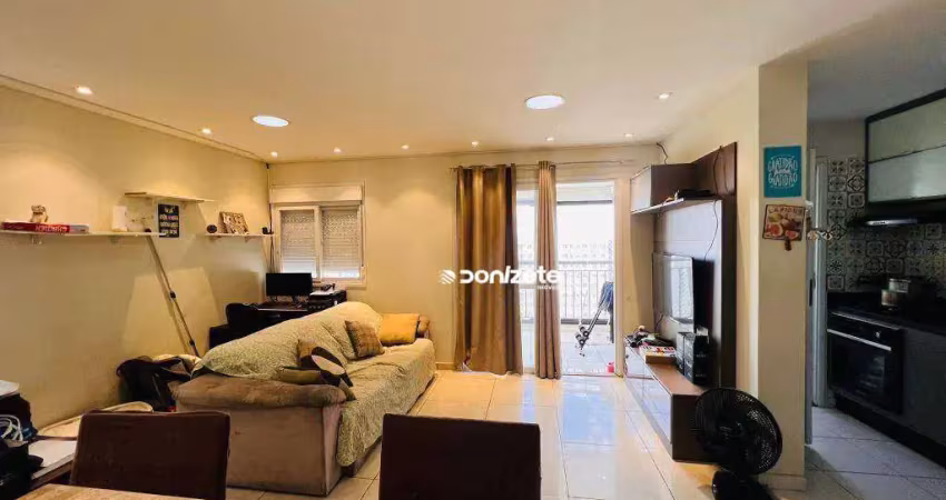 Apartamento com 2 dormitórios à venda, 70 m² por r$ 750.000,00 - jardim - santo andré/sp