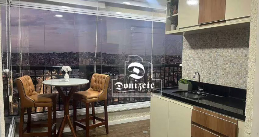 Apartamento com 2 dormitórios à venda, 64 m² por r$ 724.000,00 - vila curuçá - santo andré/sp