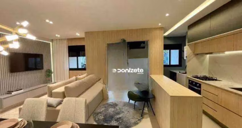 Apartamento com 3 dormitórios à venda, 74 m² por r$ 765.000,00 - campestre - santo andré/sp