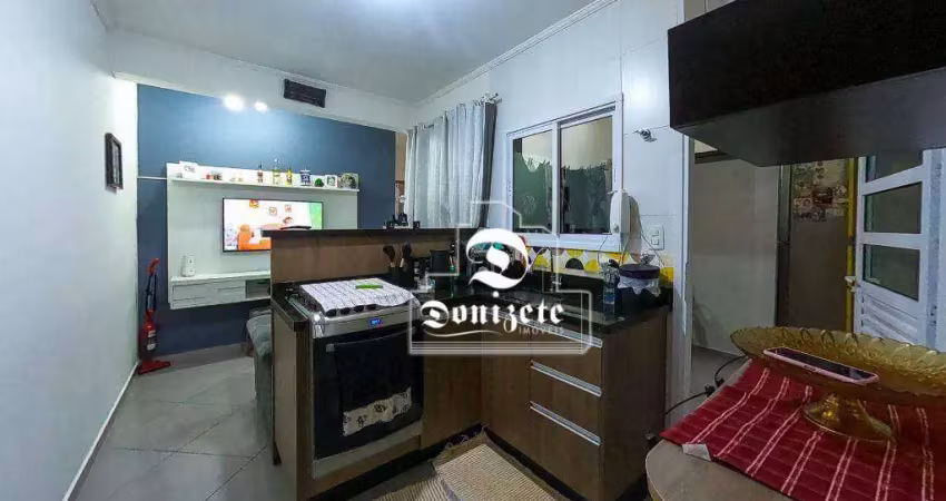 Apartamento com 2 dormitórios à venda, 38 m² por r$ 273.000,00 - vila junqueira - santo andré/sp