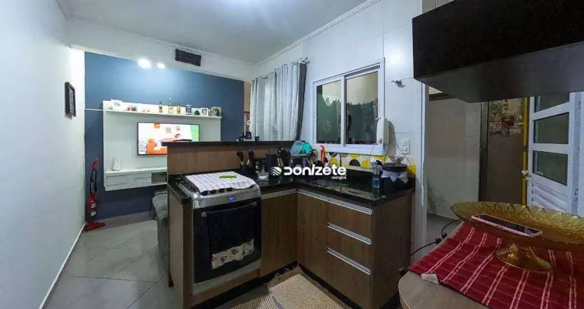 Apartamento com 2 dormitórios à venda, 38 m² por r$ 273.000,00 - vila junqueira - santo andré/sp