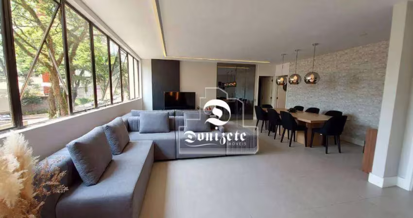 Apartamento com 3 dormitórios à venda, 125 m² por r$ 1.200.000,00 - jardim - santo andré/sp