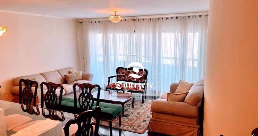 Apartamento com 4 dormitórios à venda, 170 m² por r$ 915.000,00 - vila assunção - santo andré/sp