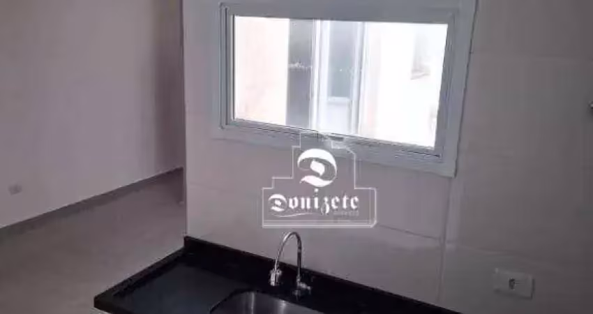 Cobertura com 2 dormitórios para alugar, 110 m² por r$ 2.850,00/mês - vila assunção - santo andré/sp