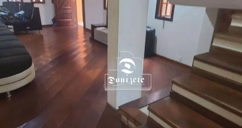 Sobrado para alugar, 350 m² por r$ 4.570,00/mês - vila eldízia - santo andré/sp