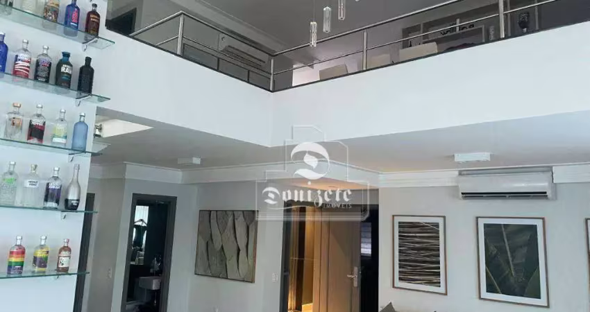 Cobertura com 3 dormitórios à venda, 338 m² por r$ 6.500.000,00 - jardim - santo andré/sp