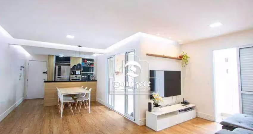 Apartamento com 3 dormitórios à venda, 87 m² por r$ 650.000,00 - vila valparaíso - santo andré/sp