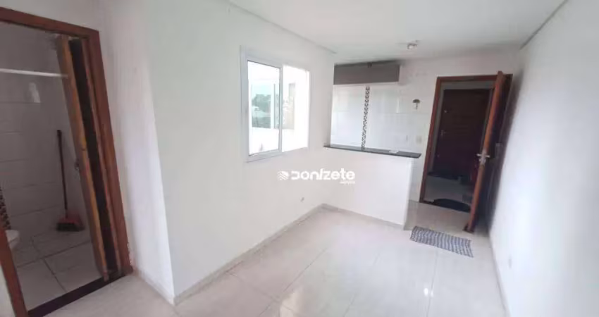 Cobertura com 2 dormitórios, 80 m² - venda por r$ 330.000,00 ou aluguel por r$ 1.975,08/mês - vila alzira - santo andré/sp