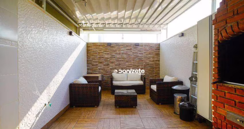 Sobrado com 3 dormitórios à venda, 129 m² por r$ 770.000,00 - utinga - santo andré/sp