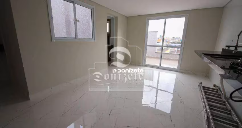 Cobertura com 2 dormitórios à venda, 124 m² por r$ 562.999,90 - vila linda - santo andré/sp