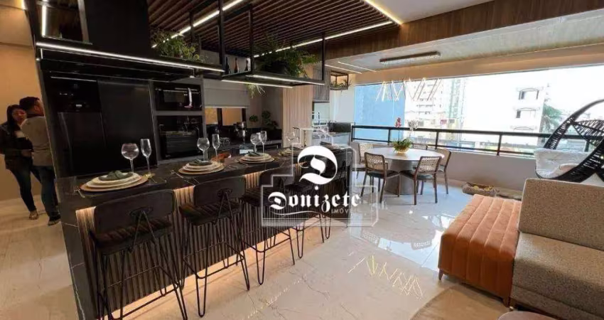 Apartamento com 3 dormitórios à venda, 112 m² por r$ 1.234.000,00 - campestre - santo andré/sp