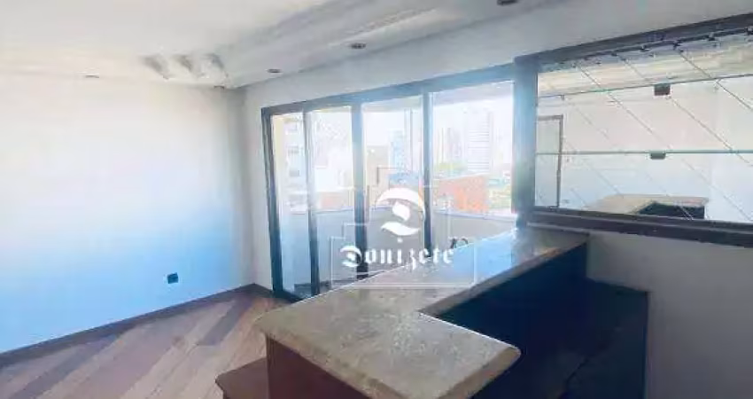 Apartamento com 3 dormitórios, 140 m² - venda por r$ 790.000,00 ou aluguel por r$ 4.122,42/mês - centro - santo andré/sp