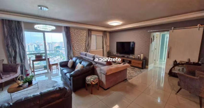 Apartamento com 3 dormitórios à venda, 130 m² por r$ 1.390.000,00 - campestre - santo andré/sp
