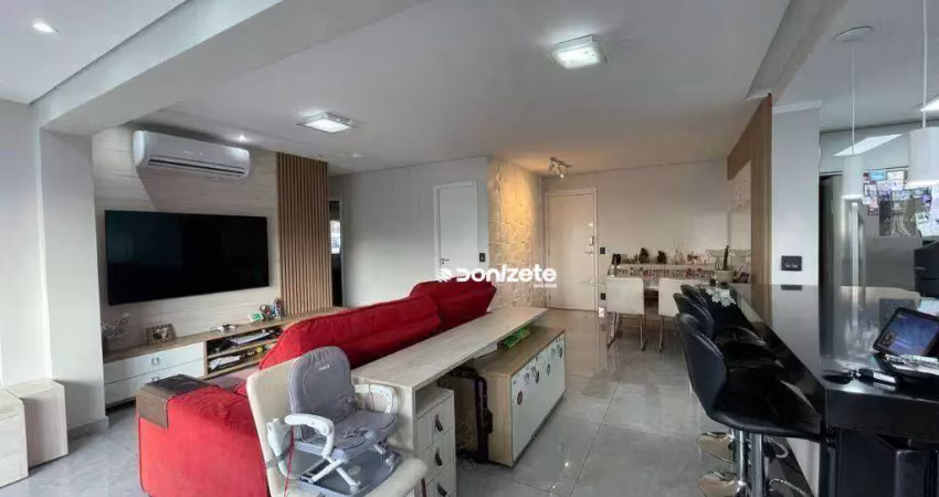 Apartamento com 3 dormitórios à venda, 120 m² por r$ 1.272.000,00 - jardim - santo andré/sp