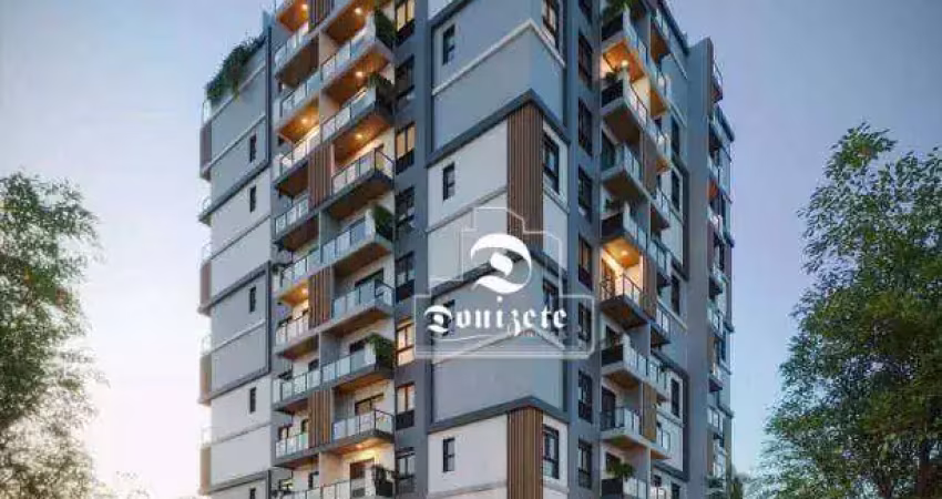 Apartamento duplex com 3 dormitórios à venda, 90 m² por r$ 910.000,00 - jardim - santo andré/sp