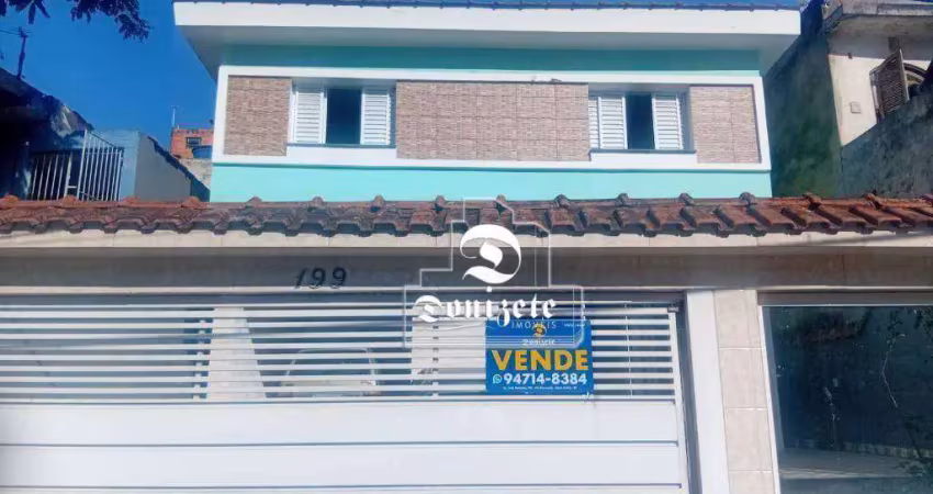 Sobrado com 4 dormitórios à venda, 230 m² por r$ 720.000,00 - vila guaraciaba - santo andré/sp