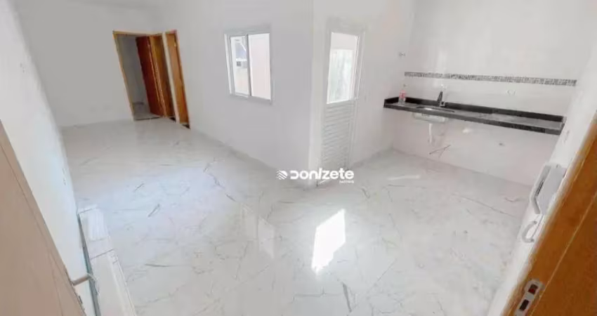 Apartamento com 2 dormitórios à venda, 50 m² por r$ 320.000,00 - vila linda - santo andré/sp