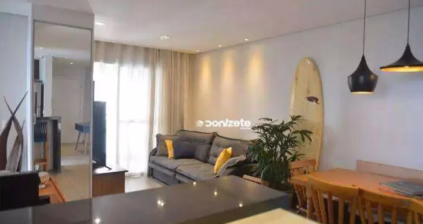Apartamento com 2 dormitórios à venda, 66 m² por r$ 550.000,00 - vila américa - santo andré/sp