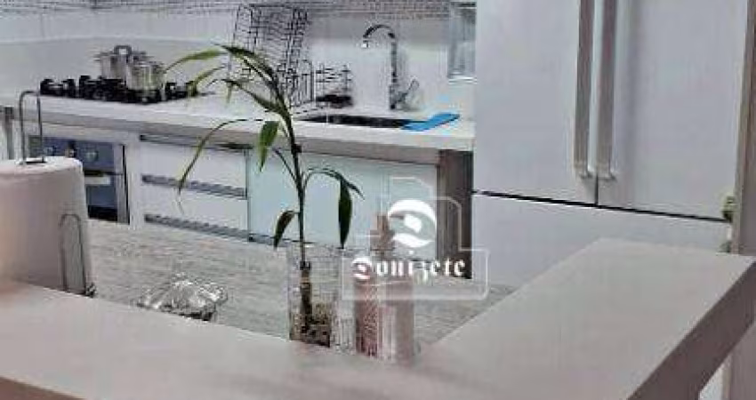Apartamento com 3 dormitórios à venda, 86 m² por r$ 740.000,00 - vila valparaíso - santo andré/sp