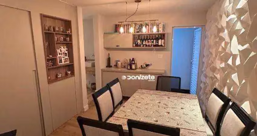 Cobertura com 2 dormitórios à venda, 119 m² por r$ 670.000,00 - parque das nações - santo andré/sp