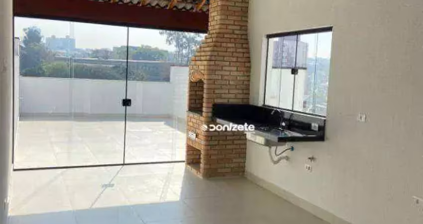 Cobertura com 2 dormitórios à venda, 100 m² por r$ 800.000,00 - parque das nações - santo andré/sp