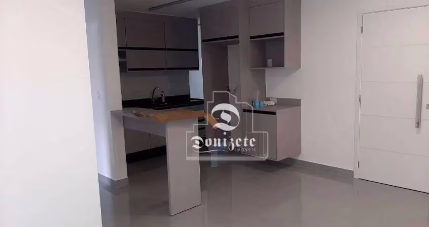 Apartamento com 3 dormitórios para alugar, 68 m² por r$ 5.890,01/mês - jardim - santo andré/sp