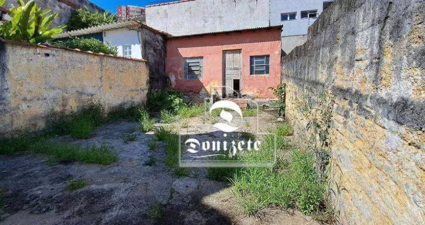 Terreno à venda, 200 m² por r$ 449.990,00 - vila scarpelli - santo andré/sp