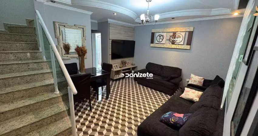 Sobrado com 2 dormitórios à venda, 78 m² por r$ 480.000,00 - utinga - santo andré/sp