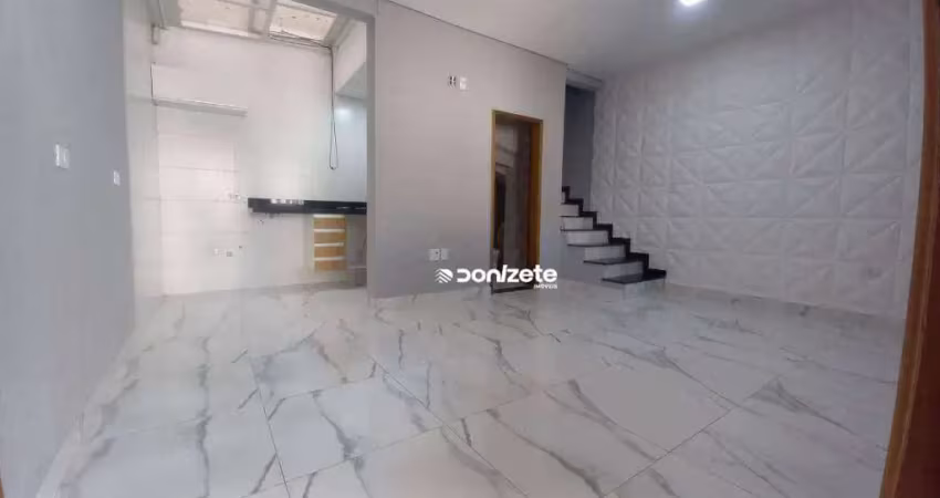 Sobrado com 2 dormitórios à venda, 60 m² por r$ 395.000,00 - jardim das maravilhas - santo andré/sp
