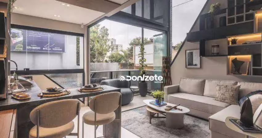 Apartamento à venda, 87 m² por r$ 838.400,00 - vila valparaíso - santo andré/sp